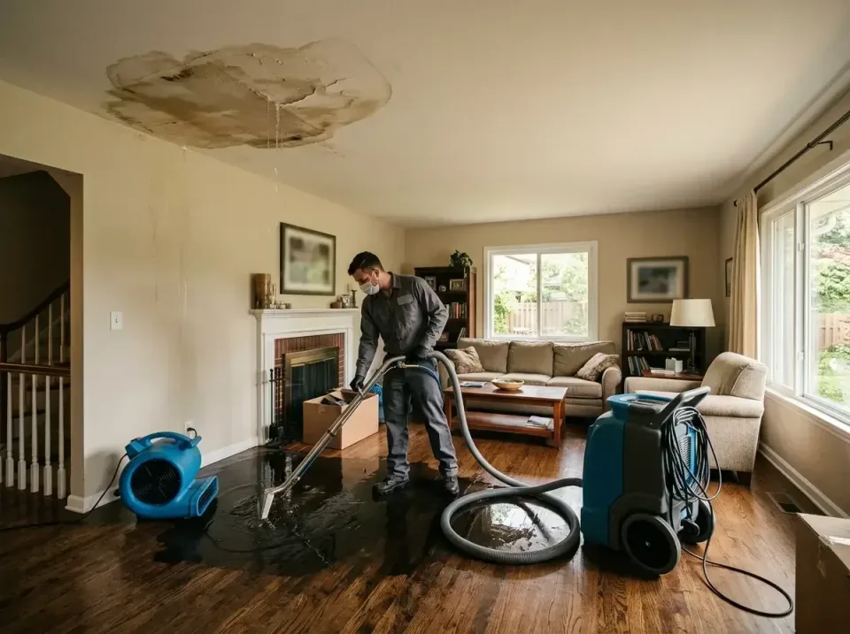 attic-pipe-burst-ceiling-drip-008 — frequently asked questions, Water Damage Restoration & Carpet Care in Bridgeport, PA